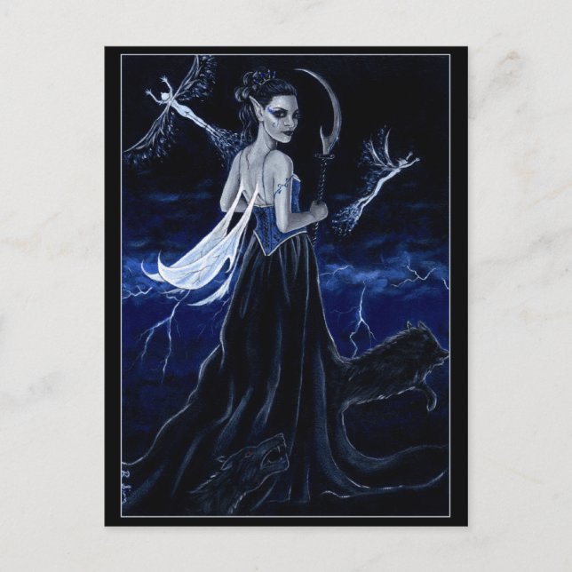 Queen of the Dark Hunt postcard (Front)