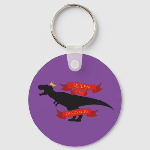 Queen of the Dinosaurs Key Ring