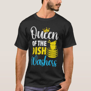 Queen Of The Dishwashers Dishwashing Profession Jo T-Shirt