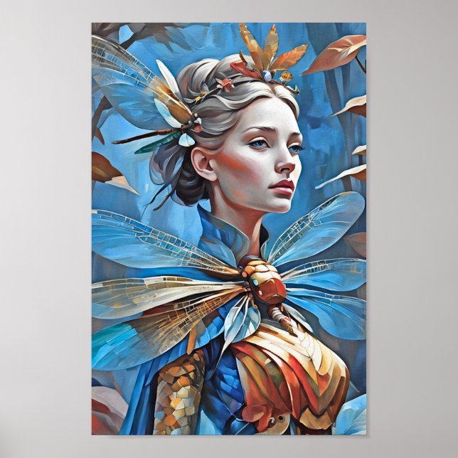 Queen Of The Dragonflies Poster (Front)