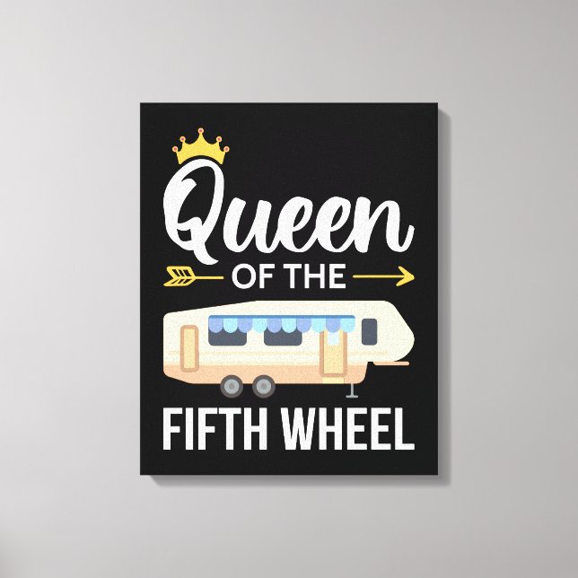 Queen Of The Fifth Wheel I Canvas Print (Front)