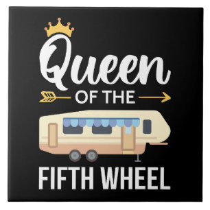 Queen Of The Fifth Wheel I Tile
