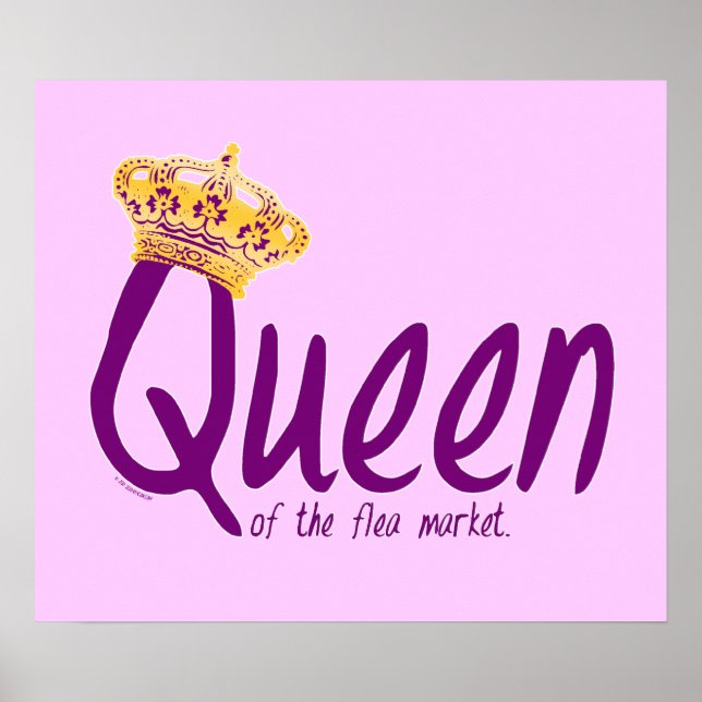 Queen of the Flea Market Poster (Front)