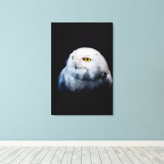 queen of the forest canvas print (Insitu(Wood Floor))
