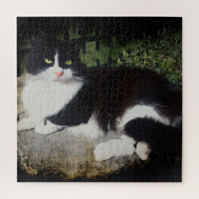 Queen of the Garden Cat Jigsaw Puzzle (Vertical)