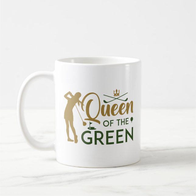 Queen Of The Green Coffee Mug (Left)