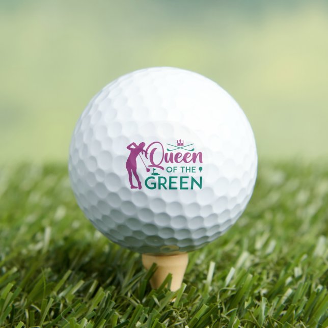 Queen Of The Green Golf Balls (Insitu Tee)