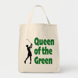 Queen of the Green golf Tote Bag