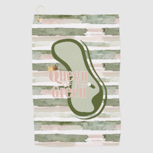 Queen of the Green Golf Towel