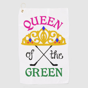 Queen of the Green Golf Towel