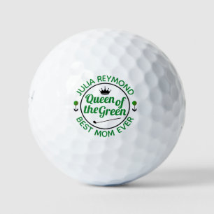 Queen of the Green mum golfer gift Golf Balls