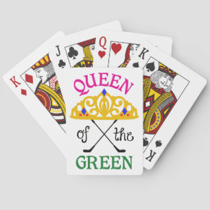 Queen of the Green Playing Cards