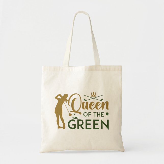 Queen Of The Green Tote Bag (Front)