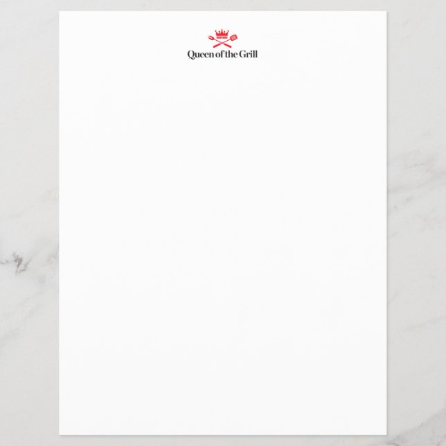 Queen of the Grill Flyer (Front)