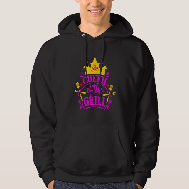 Queen of the Grill Hoodie (Front)