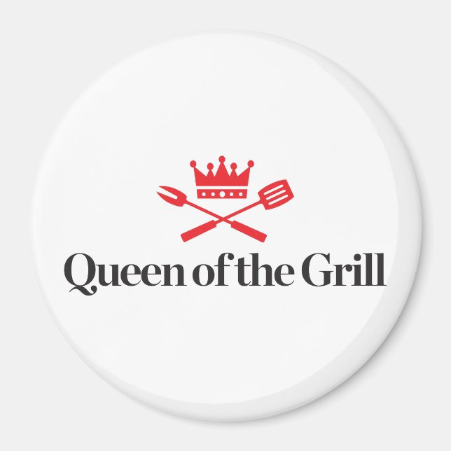 Queen of the Grill Magnet (Front)