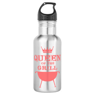 Queen Of The Grill, Pink 532 Ml Water Bottle