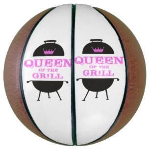 Queen Of The Grill, Pink Crown Pink Basketball
