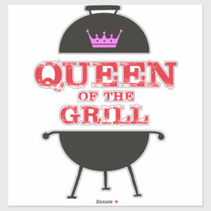 Queen Of The Grill, Pink Crown Red