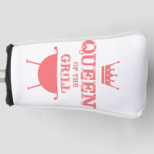 Queen Of The Grill, Pink Golf Head Cover