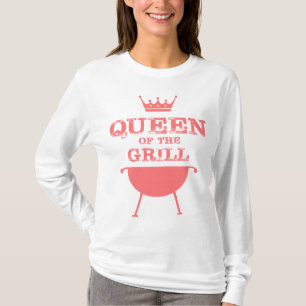 Queen Of The Grill, Pink T-Shirt