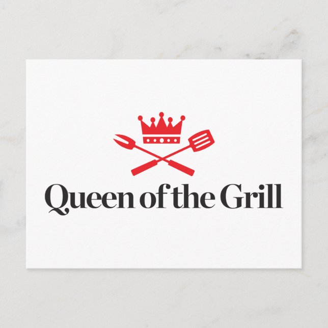 Queen of the Grill Postcard (Front)