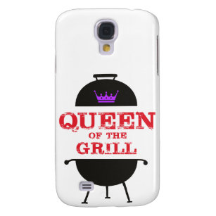 Queen Of The Grill, Purple Crown Red  Galaxy S4 Case