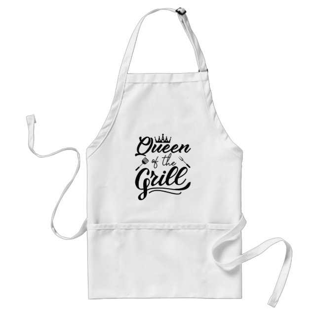 Queen Of The Grill Standard Apron (Front)