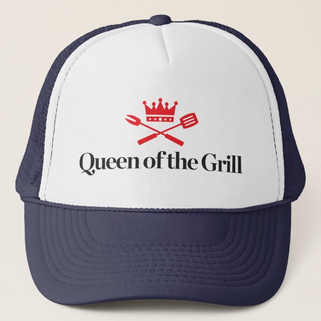 Queen of the Grill Trucker Hat (Front)