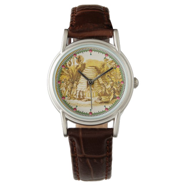 QUEEN OF THE HONEY BEES  IN SKEP / BEEKEEPER WATCH (Front)