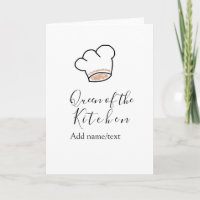Queen of the kitchen chef cooking add name crown 