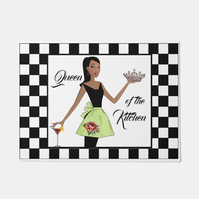 “Queen of the Kitchen” DIVA Doormat (Front)