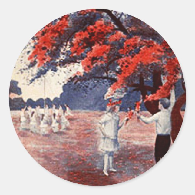 Queen of the May Stickers (Front)