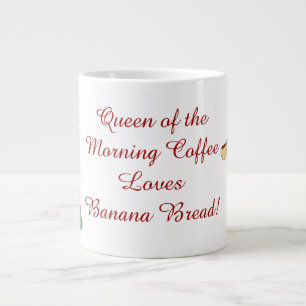 Queen of the Morning Coffee JUMBO custom mug