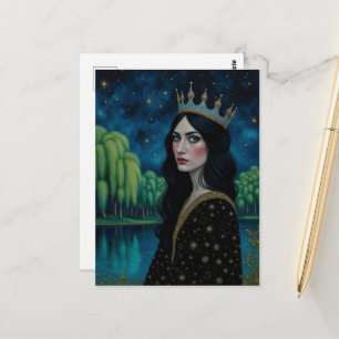Queen of the Night at the Lake Postcard