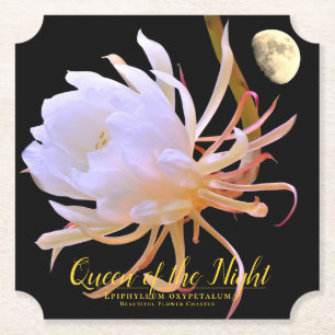 Queen of the Night Paper Coaster