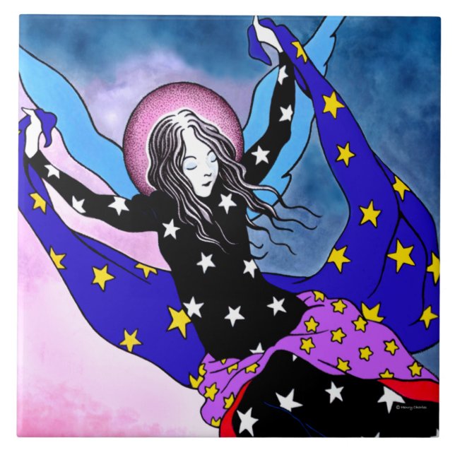 Queen of the Night Tile (Front)