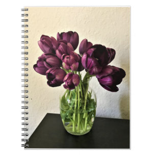 Queen of the Night Tulips Notebook