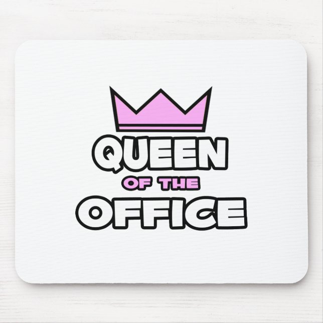 Queen of the Office Mouse Pad (Front)