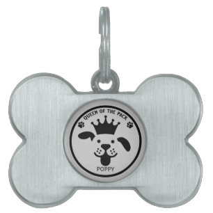 Queen Of The Pack Dog Pet ID Tag
