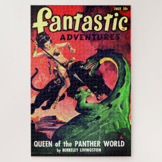 Queen of the Panther World Jigsaw Puzzle