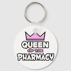Queen of The Pharmacy Key Ring