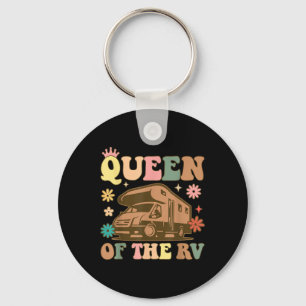 Queen Of The Rv Camping Queen Female Camper Rv Cam Key Ring