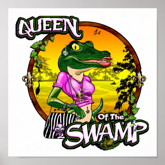 Queen Of The Swamp Poster (Front)