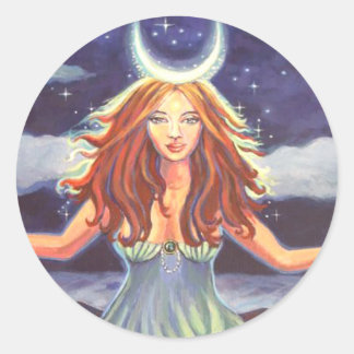Queen Of The Tides - Goddess Art Stickers