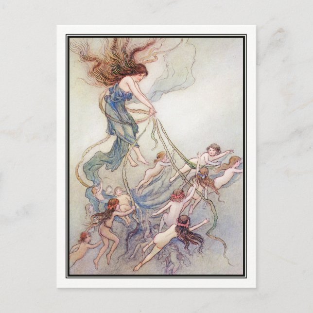 Queen of Them All by Warwick Goble Postcard (Front)