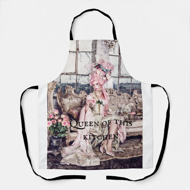 Queen of this kitchen apron (Front)