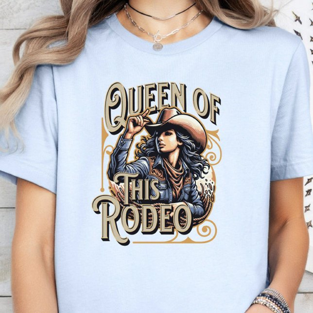 Queen of this Rodeo Tee, Cowgirl Gift, Girl Boss T-Shirt (Creator Uploaded)