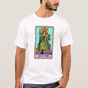 Queen Of Wands Tarot Card Occult Beliefs Divinatio T-Shirt