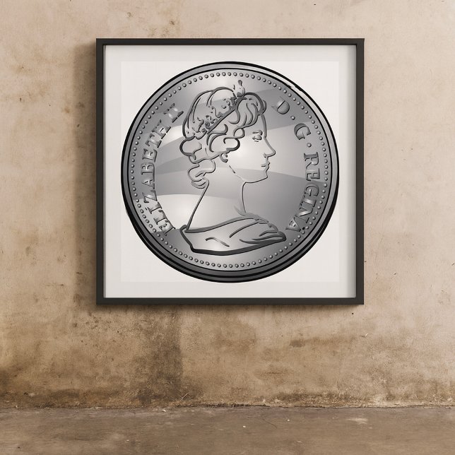Queen On A Coin Poster (Creator Uploaded)